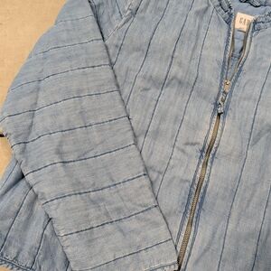 Gap Light Blue Quilted Jacket